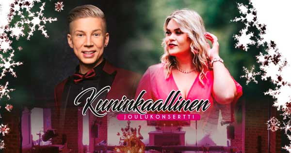 Kuninkaallinen Joulukonsertti järjestetään Nakkilan ja Lapuan kirkoissa - Lavalla Pasi Flodström & Charlotta Saari