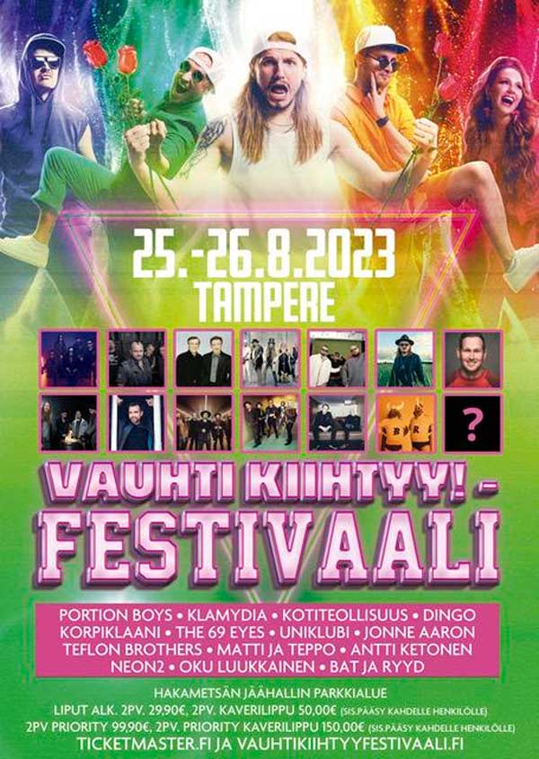 Tampereelle uusi kaksipäiväinen kesäfestivaali 