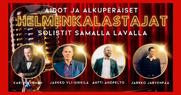 Kari Hirvonen, Antti Ahopelto, Jarkko Yli-Sikkilä ja Jarkko Järvenpää yhteiselle konserttikiertueelle!
