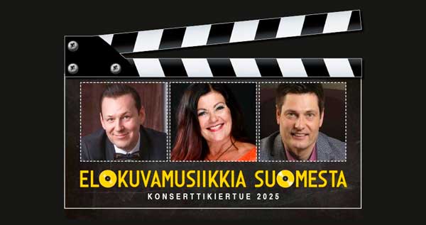 Tulossa keväällä 2025 Elokuvamusiikkia Suomesta -konserttikiertue